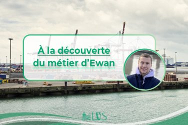 Ewan, agent consignataire de navire au port de Dunkerque