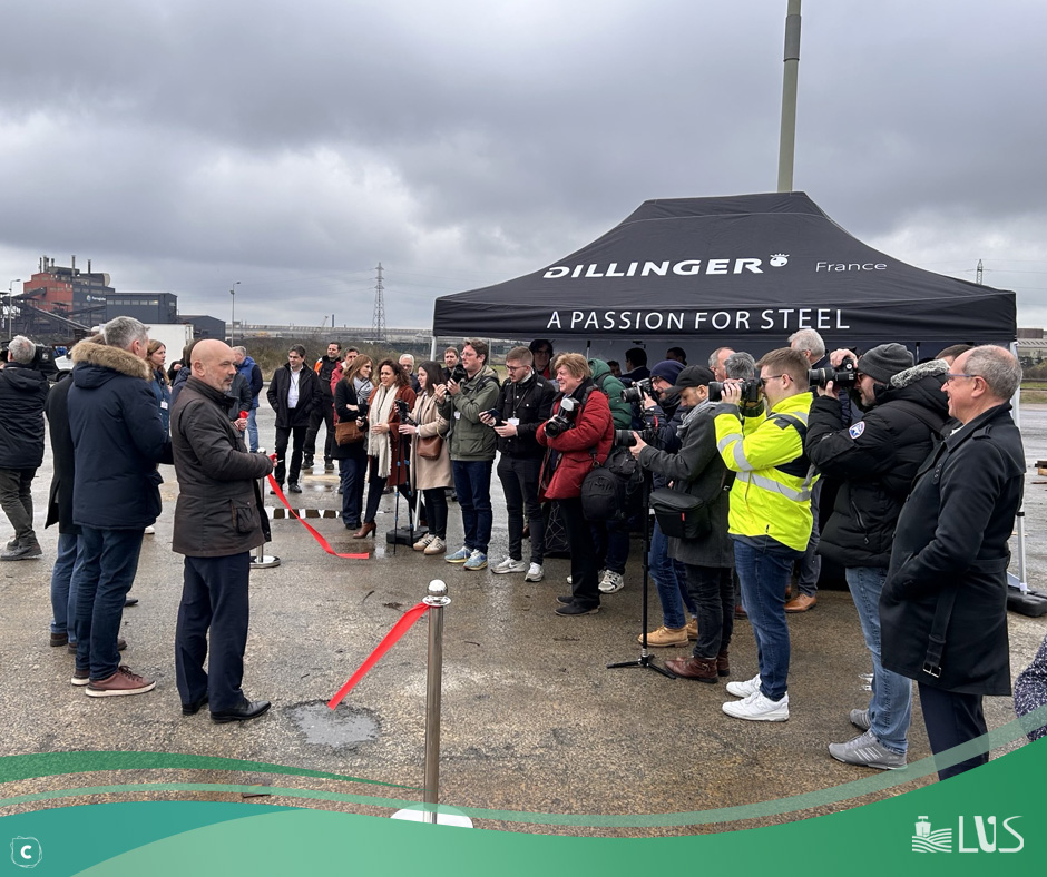 inauguration ligne port dunkerque