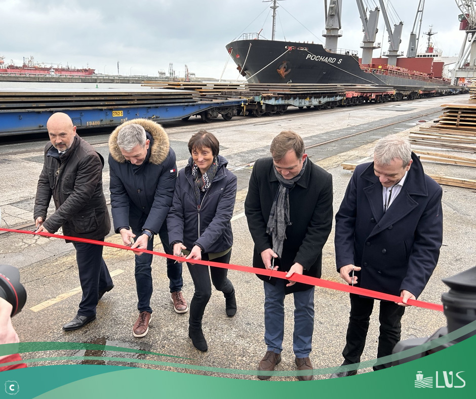 inauguration ligne port dunkerque